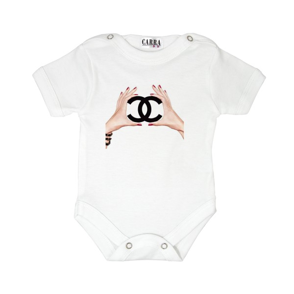 Carra Chanel Hands бебешко боди